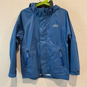 REI Co-op Kids Rain Jacket - Blue, Size Small (8)